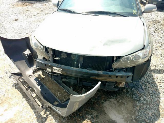 JTKJF5C73D3047514 - 2013 TOYOTA SCION TC ვერცხლისფერი ფოტო 9