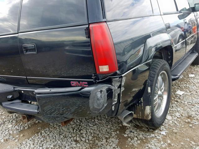 1GKEK13R1XR914204 - 1999 GMC YUKON BLACK photo 10