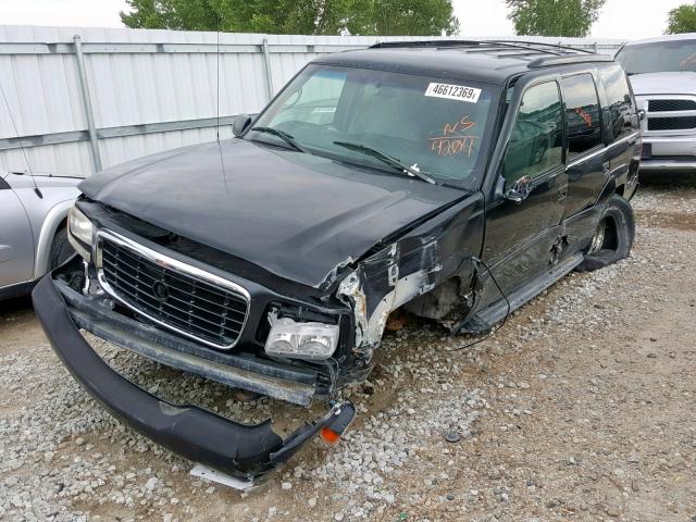 1GKEK13R1XR914204 - 1999 GMC YUKON BLACK photo 2