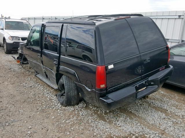 1GKEK13R1XR914204 - 1999 GMC YUKON BLACK photo 3