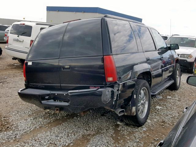 1GKEK13R1XR914204 - 1999 GMC YUKON BLACK photo 4