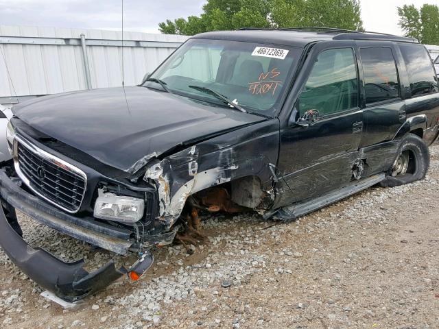 1GKEK13R1XR914204 - 1999 GMC YUKON BLACK photo 9