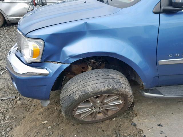 1A8HW58217F573297 - 2007 CHRYSLER ASPEN LIMI BLUE photo 9