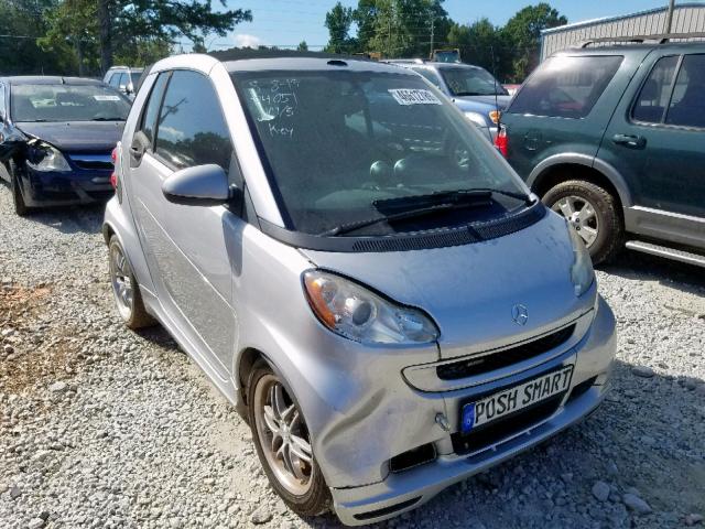 WMEEK31X99K278430 - 2009 SMART FORTWO PAS SILVER photo 1