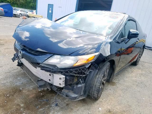 2HGFG3B07EH510810 - 2014 HONDA CIVIC EXL 黑色 照片 2