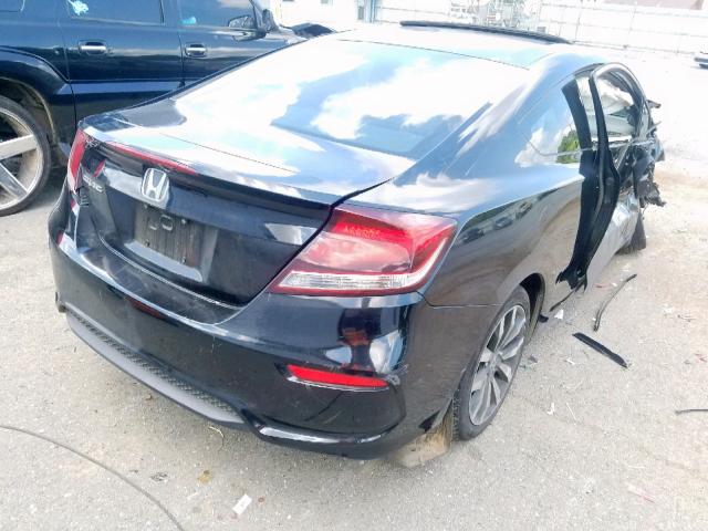 2HGFG3B07EH510810 - 2014 HONDA CIVIC EXL 黑色 照片 4