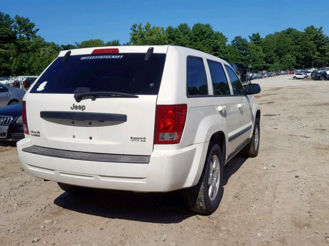 1J8GR48K98C204333 - 2008 JEEP GRAND CHER WHITE photo 4