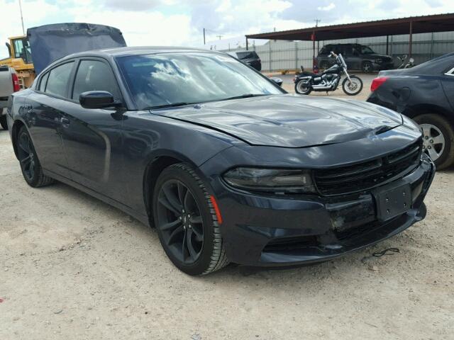 2C3CDXBG6JH273658 - 2018 DODGE CHARGER SX BLACK photo 1