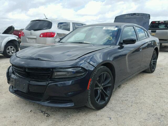 2C3CDXBG6JH273658 - 2018 DODGE CHARGER SX BLACK photo 2