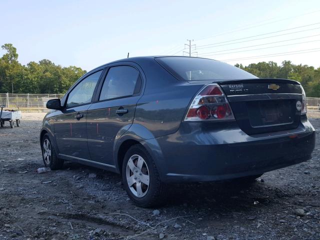 KL1TD5DE7BB139092 - 2011 CHEVROLET AVEO LS GREEN photo 3