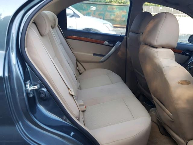 KL1TD5DE7BB139092 - 2011 CHEVROLET AVEO LS GREEN photo 6