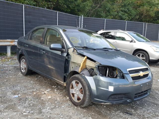 KL1TD5DE7BB139092 - 2011 CHEVROLET AVEO LS GREEN photo 9