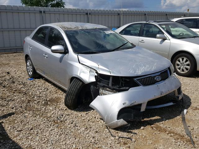 KNAFU4A21C5483377 - 2012 KIA FORTE EX SILVER photo 1