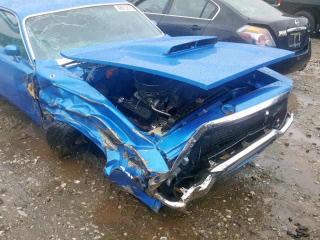 RH23G1G154947 - 1971 PLYMOUTH ROADRUNNER BLUE photo 9