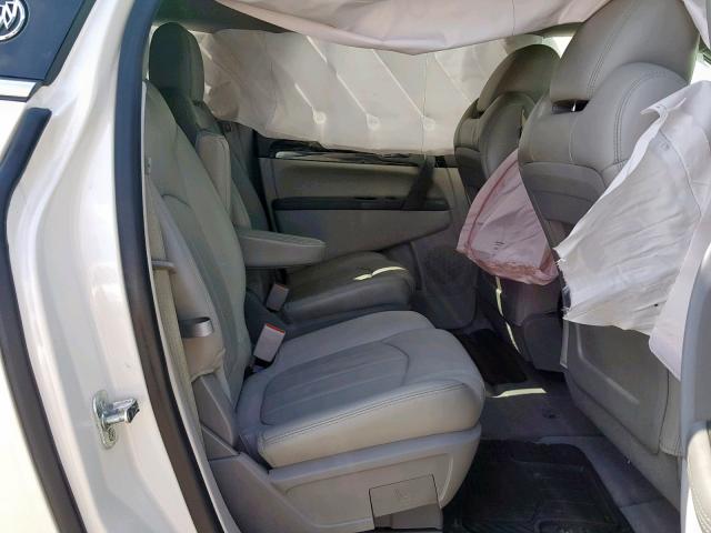 5GAKRBKD4EJ370431 - 2014 BUICK ENCLAVE WHITE photo 6