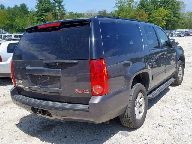 1GKUKKE3XAR161970 - 2010 GMC YUKON XL K GRAY photo 4