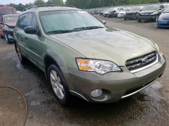 4S4BP61C177335829 - 2007 SUBARU LEGACY OUT GREEN photo 1