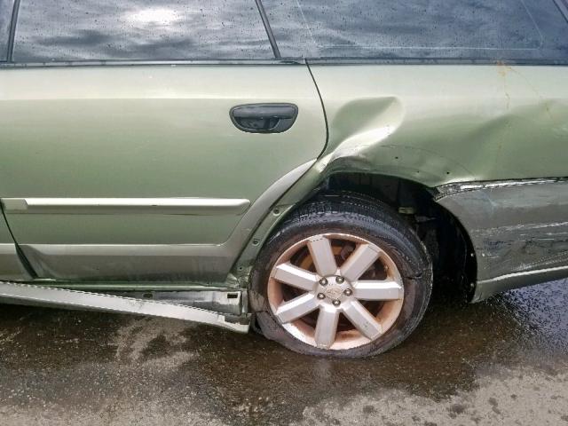 4S4BP61C177335829 - 2007 SUBARU LEGACY OUT GREEN photo 9