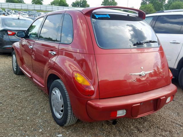 3C4FY48B64T352931 - 2004 CHRYSLER PT CRUISER RED photo 3