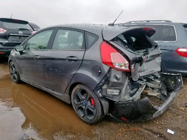 3FADP4GX9GM203487 - 2016 FORD FIESTA ST GRAY photo 3