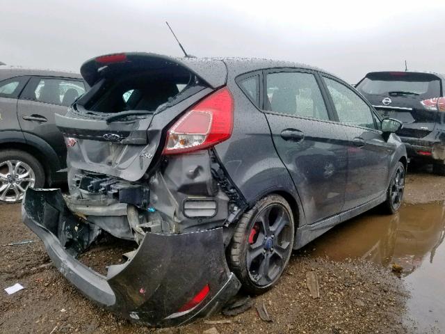 3FADP4GX9GM203487 - 2016 FORD FIESTA ST GRAY photo 4