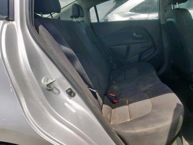 KNADM4A30E6342197 - 2014 KIA RIO LX SILVER photo 6