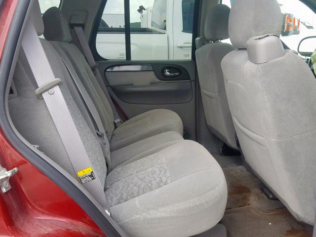 1GKDT13S662254048 - 2006 GMC ENVOY MAROON photo 6