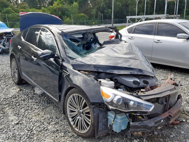 KNALN4D75G5209337 - 2016 KIA CADENZA LU BLACK photo 1