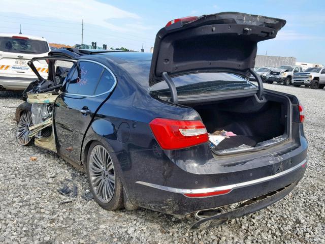 KNALN4D75G5209337 - 2016 KIA CADENZA LU BLACK photo 3