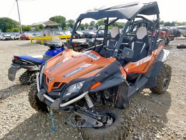 LCELV1Z49J6001298 - 2018 CFMO ZFORCE 800 ORANGE photo 2