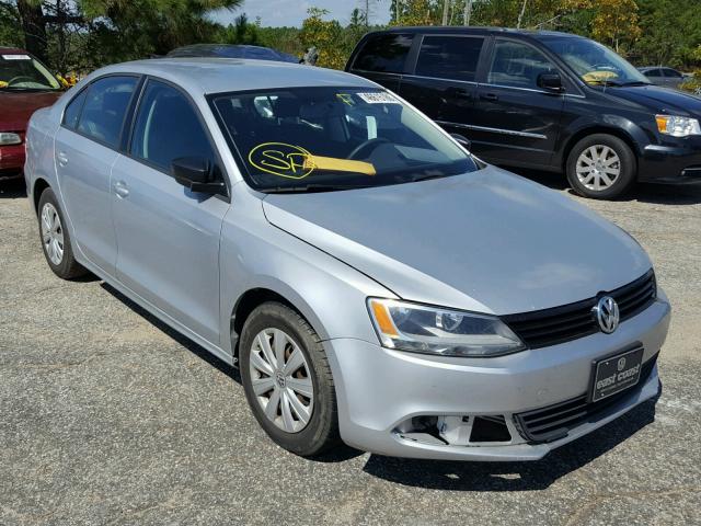 3VW2K7AJ4EM296614 - 2014 VOLKSWAGEN JETTA BASE 银色 照片 1