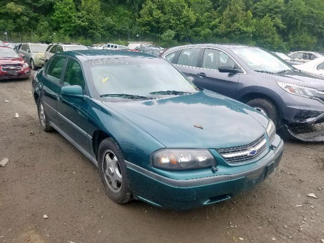 2G1WF55E6Y9186616 - 2000 CHEVROLET IMPALA GREEN photo 1