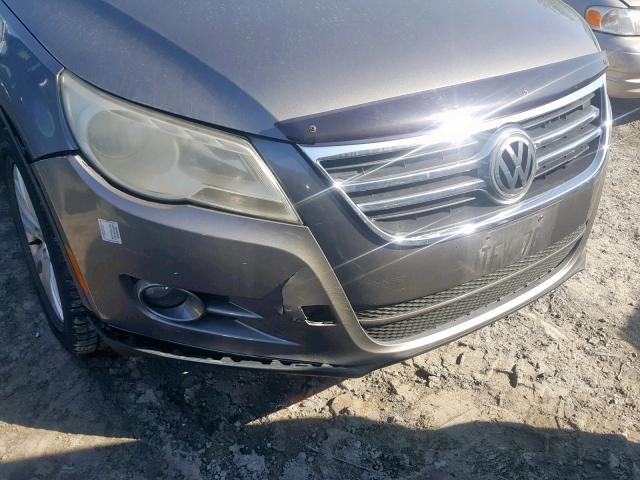 WVGBV7AX1AW514948 - 2010 VOLKSWAGEN TIGUAN SE GRAY photo 9