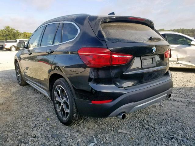 WBXHT3Z36H4A58259 - 2017 BMW X1 XDRIVE2 BLACK photo 3