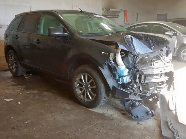 2FMDK48C48BA00591 - 2008 FORD EDGE SEL BLACK photo 1