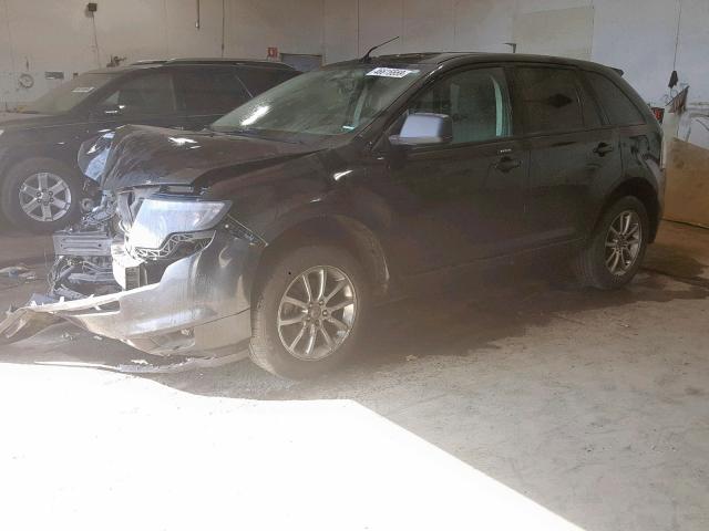 2FMDK48C48BA00591 - 2008 FORD EDGE SEL BLACK photo 2