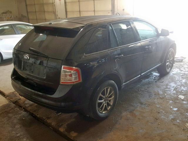 2FMDK48C48BA00591 - 2008 FORD EDGE SEL BLACK photo 4