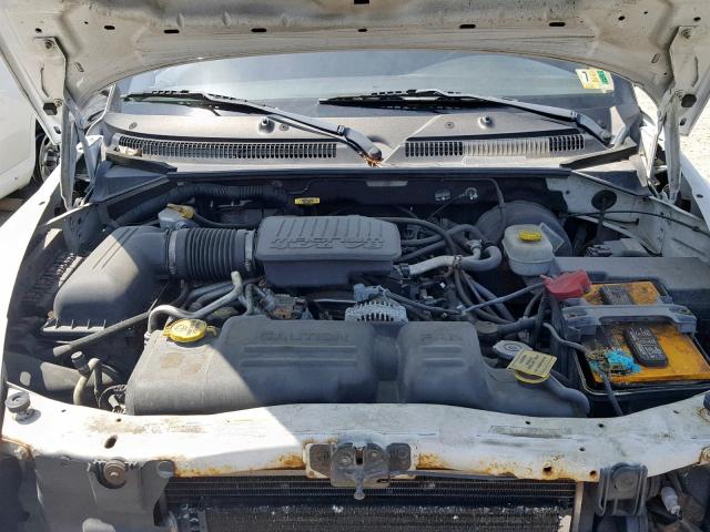 1D7HG48N24S611251 - 2004 DODGE DAKOTA QUA WHITE photo 7