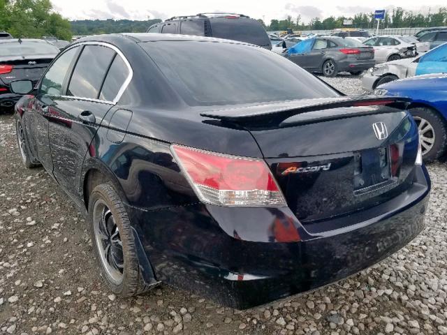 1HGCP2F42AA041581 - 2010 HONDA ACCORD LXP BLACK photo 3