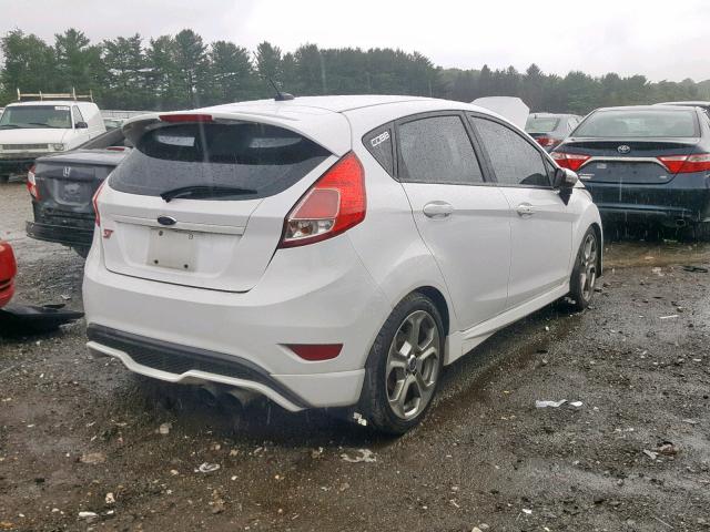 3FADP4GX5FM166730 - 2015 FORD FIESTA ST WHITE photo 4