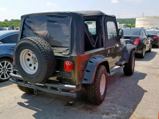 1J4FA39S16P785183 - 2006 JEEP WRANGLER X GREEN photo 4