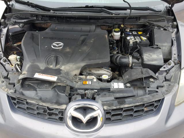 JM3ER29L780194193 - 2008 MAZDA CX-7 GRAY photo 7