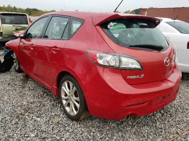 JM1BL1H53A1190619 - 2010 MAZDA 3 S RED photo 3