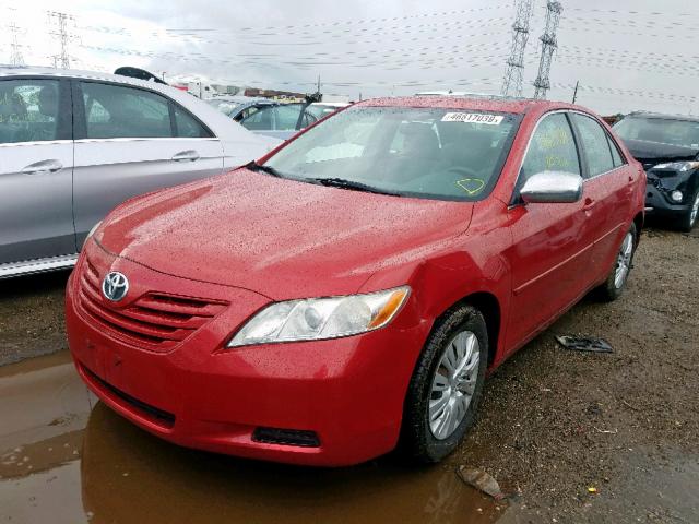 4T1BE46K57U147472 - 2007 TOYOTA CAMRY NEW RED photo 2