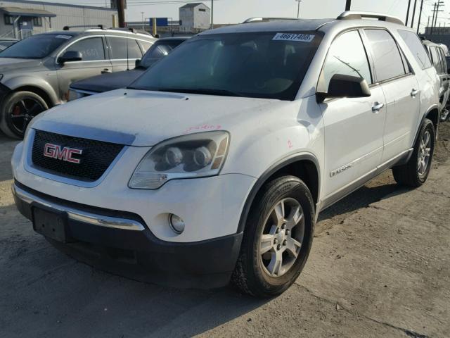 1GKER13788J131889 - 2008 GMC ACADIA SLE WHITE photo 2