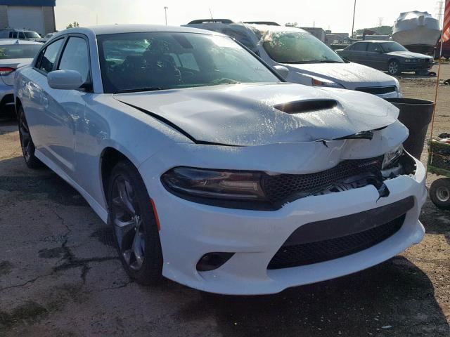 2C3CDXHG1KH566859 - 2019 DODGE CHARGER GT WHITE photo 1