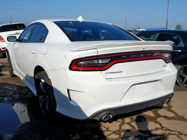 2C3CDXHG1KH566859 - 2019 DODGE CHARGER GT WHITE photo 3