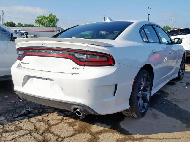 2C3CDXHG1KH566859 - 2019 DODGE CHARGER GT WHITE photo 4