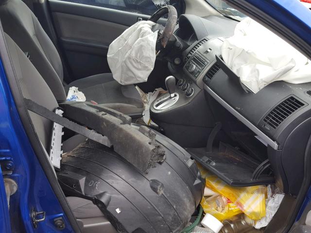 3N1AB6APXCL774182 - 2012 NISSAN SENTRA 2.0 BLUE photo 5