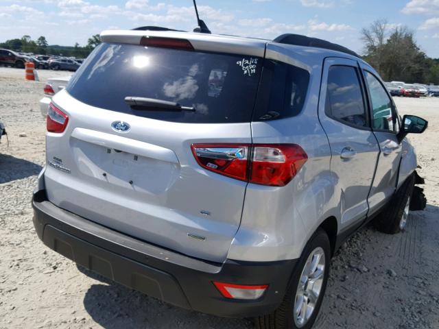 MAJ3P1TE9JC188366 - 2018 FORD ECOSPORT S SILVER photo 4